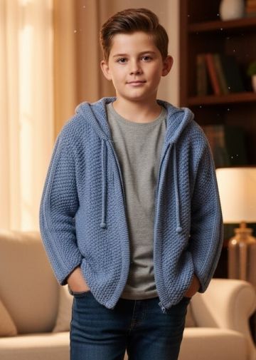 Veste à capuche pour garçon