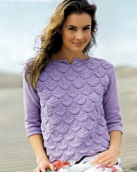 Pull avec Point Ondulé