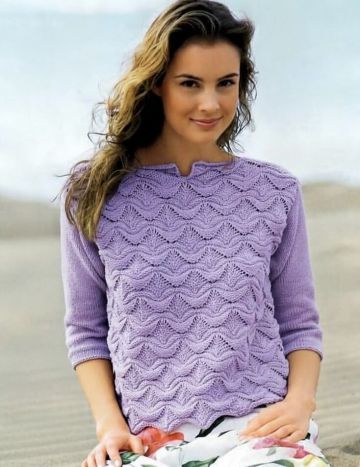 Pull avec Point Ondulé