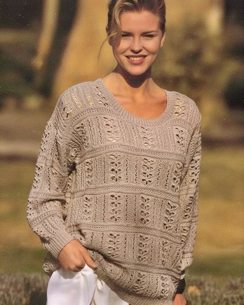 Pull avec Point Papillon