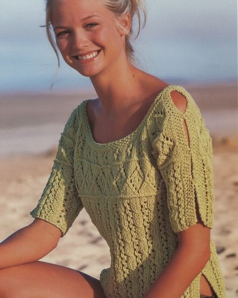 Pull Ajouré à manches courtes