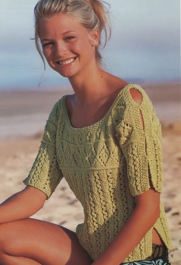 Pull Ajouré à manches courtes