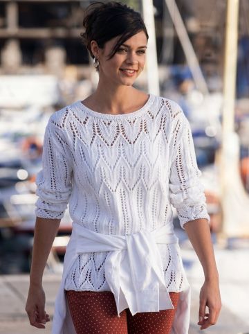 Pull Ajouré au Tricot