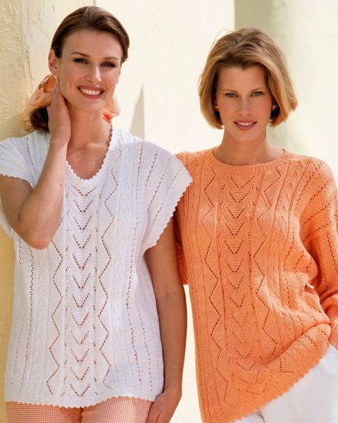 Top et Pull d’été à Point Ajouré