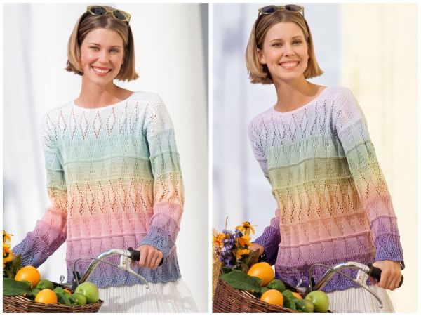 Pull Ajouré dans des Tons Pastel