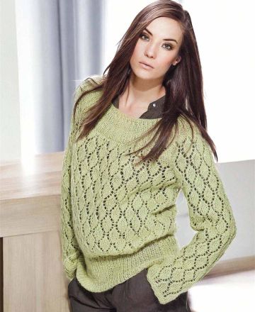 Pull Ajouré au Tricot