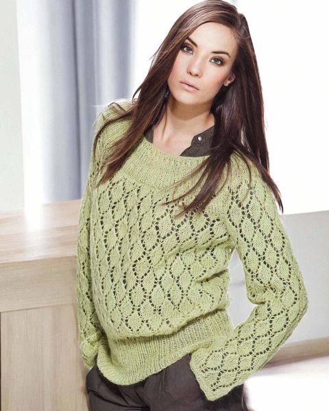 Pull Ajouré au Tricot