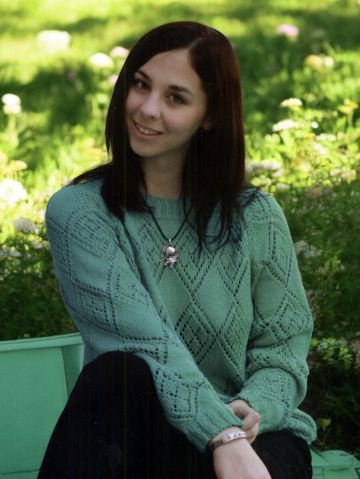 Pull Raglan avec Losanges Ajourés