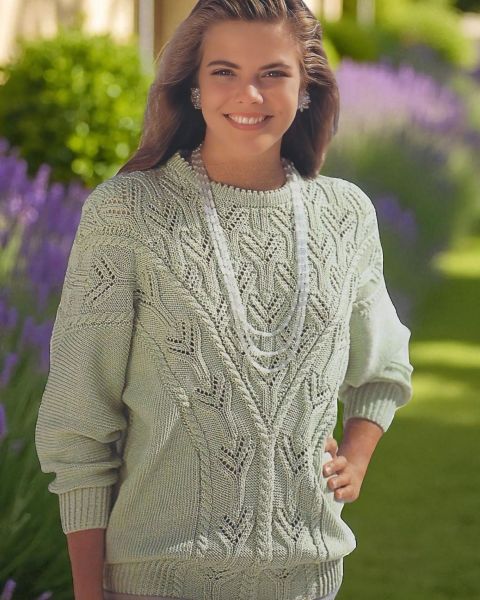 Pull avec Empiècement Ajouré