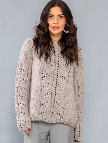 Pull avec Point Fantaisie central