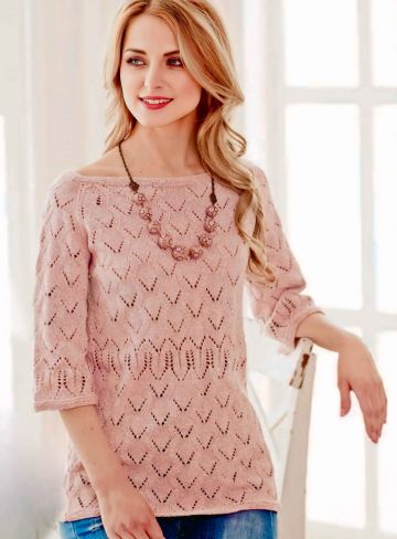 Pull Ajouré au Tricot