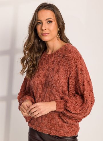 Pull au Point Damier