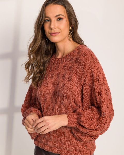 Pull au Point Damier