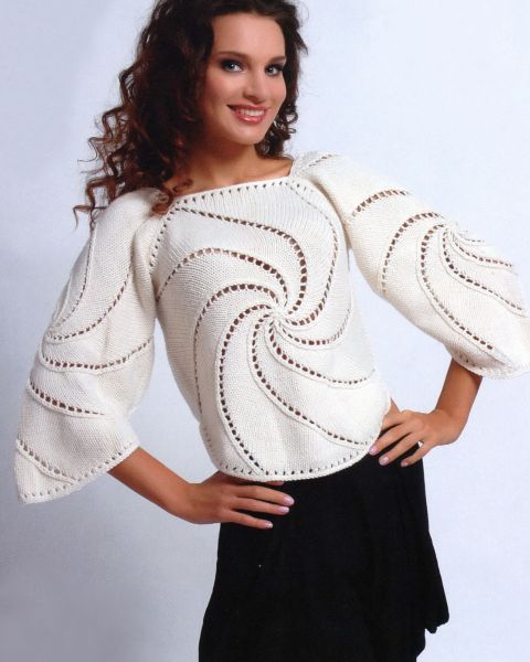 Pull Fantaisie tricoté