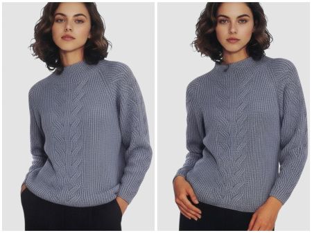 Pull au Point de Côtes Anglaises