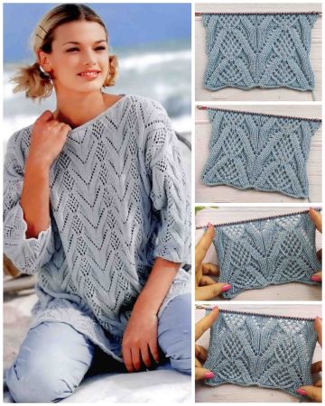 Pull avec Point Ajouré