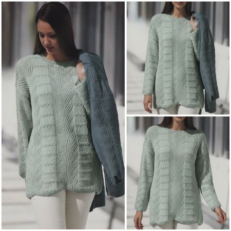 Pull avec Point Brioche