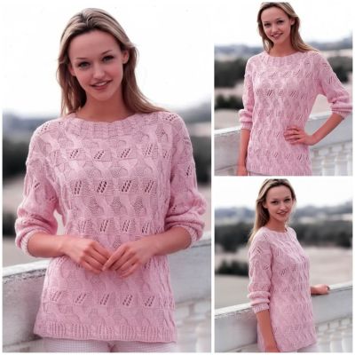 Pull Ajouré à Torsades