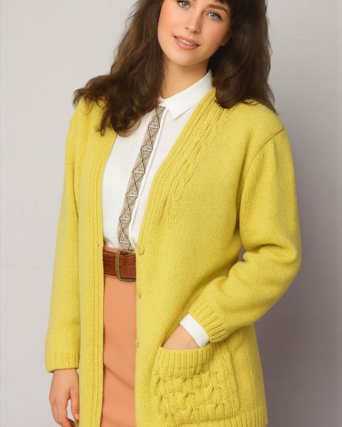 Veste au Point Torsades