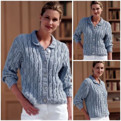 Veste au Point fantaisie