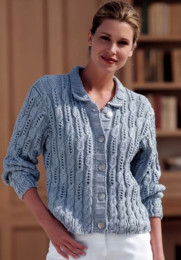 Veste au Point Fantaisie