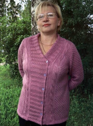 Veste avec patte de boutonnage asymétrique
