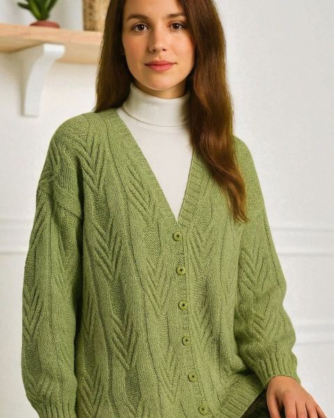Veste au Point Fantaisie