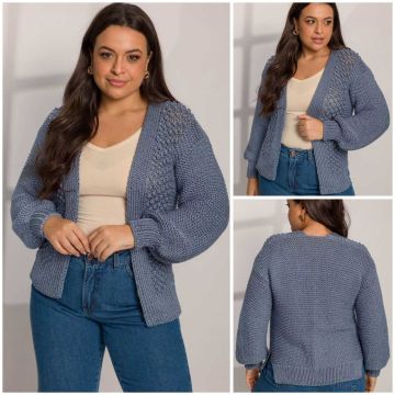 Gilet avec point fantaisie