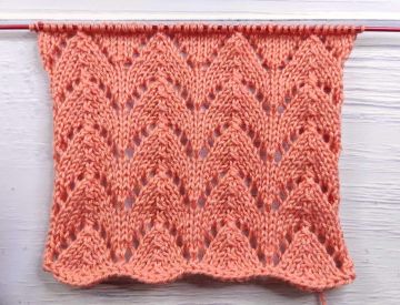 Point Ajouré Au Tricot