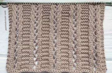 Point Ajouré au Tricot