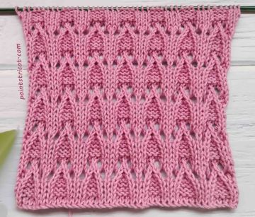 Point Ajouré au Tricot