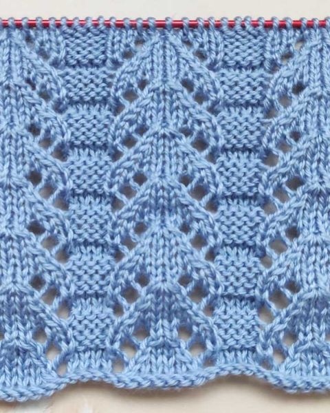 Point Tricot Ajouré