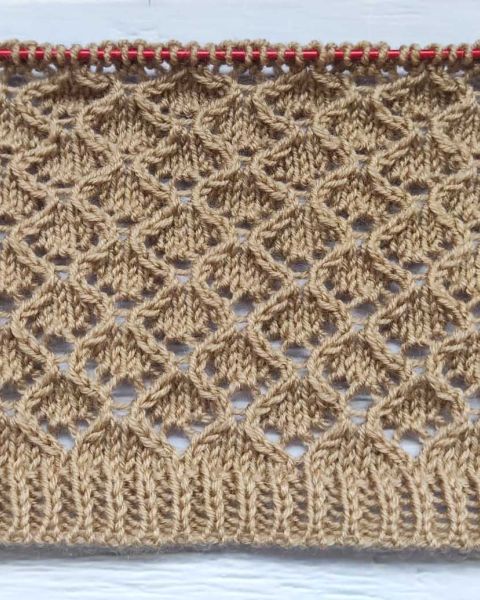 Point Tricot Ajouré