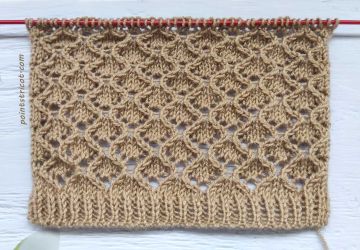 Point Tricot Ajouré