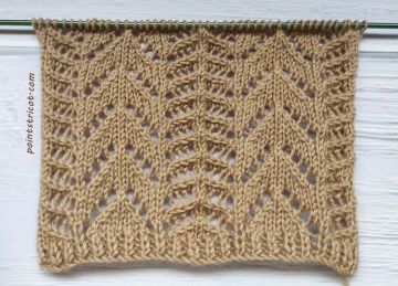 Point Tricot Ajouré