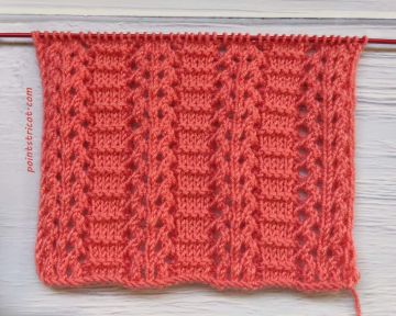 Point Tricot Ajouré