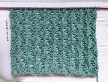 Point Ajouré au Tricot