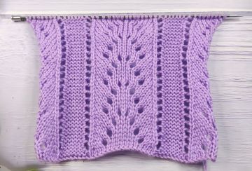 Point Ajouré au Tricot № 380