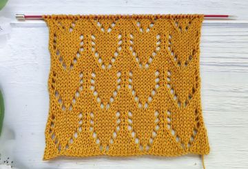 Point Ajouré au Tricot
