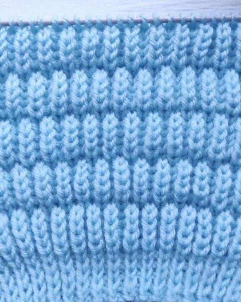 Point de Brioche au Tricot