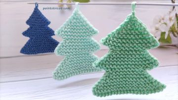 Arbre de Noël au Tricot