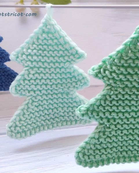 Arbre de Noël au Tricot