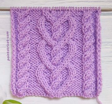 Point Coeur au Tricot