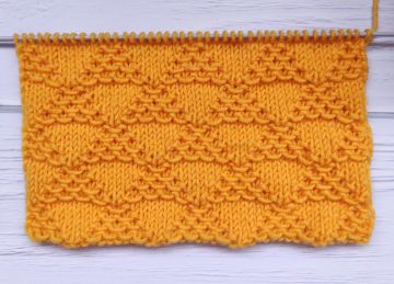 Point de Damier au Tricot