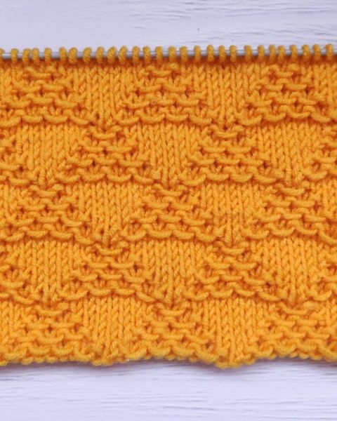 Point de Damier au Tricot