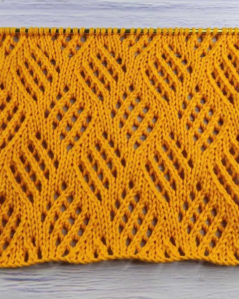Point de Panier au Tricot