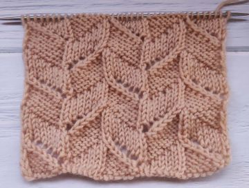 Point de Damier au Tricot