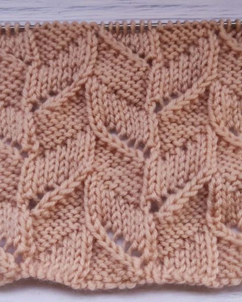 Point de Damier au Tricot