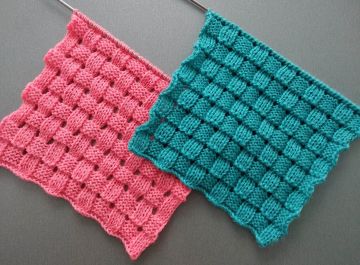 Point de Damier au Tricot