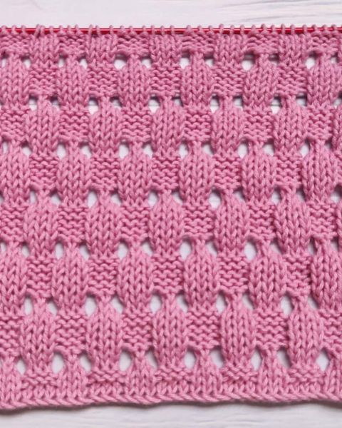 Point de Damier au Tricot